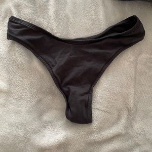 Never worn SKIMS black thong